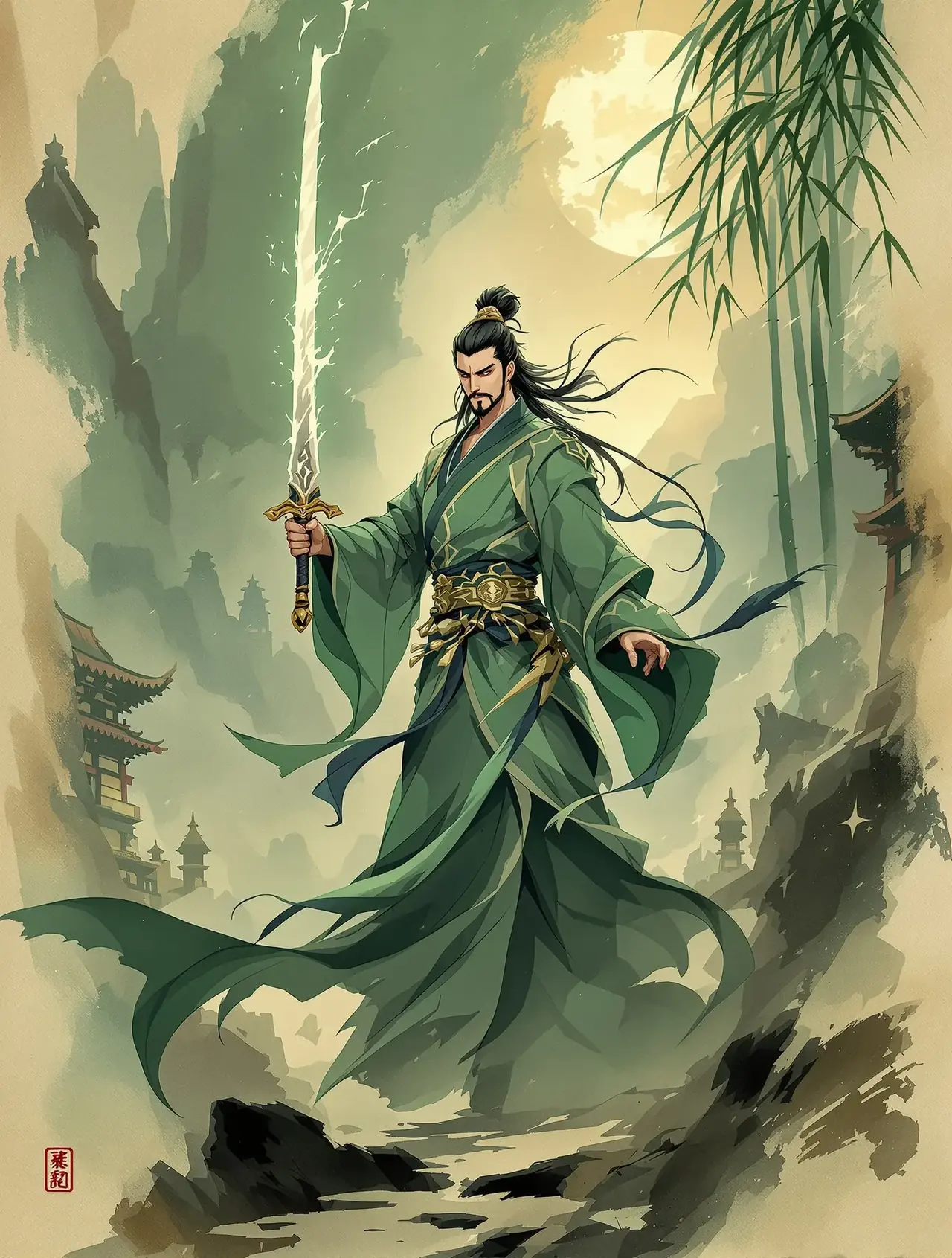 ai短剧排行榜前十名漫剧专区氛围背景图